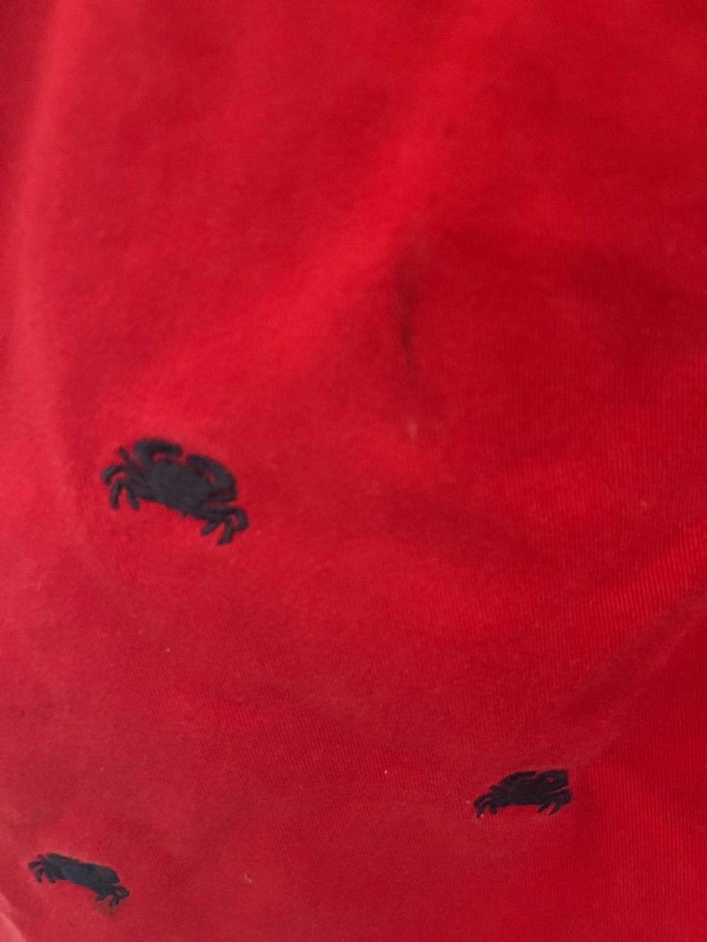 Men's Jo’s. A. Banks Red  Embroidered Crab Shorts - Picture 4 of 4